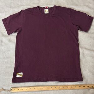 Tracksmith Maroon Short Sleeve Tee